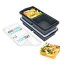 XOMOO Silicone Freezer Tray With Lid-Soup Freezer Container molds-2-cup Extra Large Ice Cube Tray-makes 4 perfect 500ml portions cubes, For freezing soup,stews,sauces.Oven&Dishwasher-Safe(2-Pack)