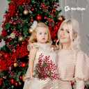 NoriStyle 10 Pcs Long Christmas Red Berry Stems with Leaves for Christmas Tree Table Decorations, 21.65 Inches Artificial Christmas Holly Berry Stems for Vases Home Indoor Wreaths DIY Decor (Red)