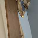 KIVY Dual Monitor Riser with Integrated Metal Shelf - Wooden desk shelf for top of desk - Wood monitor stand for desk 2 monitors / tv - Dual monitor stand riser for desk - Large Walnut Monitor Stand