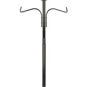 Pennington Feeder Pole Plus Bird Feeder Pole Black 5 ft