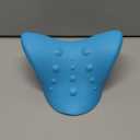 Neck Stretcher Cervical Traction, FSA HSA Eligible, Neck and Shoulder Relaxer for Pain Relief, Ergonomic Neck Pillow, Neck Hump Corrector, Cervical Spine Alignment, Neck Curve Corrector (Light Blue)