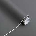 15.7"x118" Dark Grey Peel and Stick Wallpaper - Matte Grey Contact Paper for Bedroom, Wallcovering, Countertops