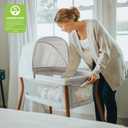Chicco LullaGo Anywhere LE Portable Bassinet with Canopy, Waterproof Mattress and Fitted Sheet, Travel Bassinet for Baby Includes Carry Bag, Serene/Beige, One-Size