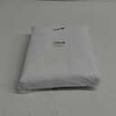 Diraysid 100% Blackout White Curtains Linen Curtains for Bedroom Grommet Thermal Insulated Room Darkening Drapes (2 Panels, W52 x L84 Inch)