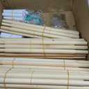 6 Pack Teepee Tent for Kids Sleepover Party Indoor, Gift Set with Inflatable Airbeds with Star Lights & Colored Flags, Washable & Foldable Toddler Slumber Party Tent for Girls & Boys, White