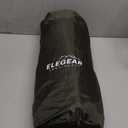 Elegear Double Sleeping Pad for Camping, 4.7" Ultra-Thick Camping Sleeping Pad 2 Person with Pillow Built-in Foot Pump, Portable Camping Sleeping Mat for Backpacking Hiking Tent (Army Green Full)