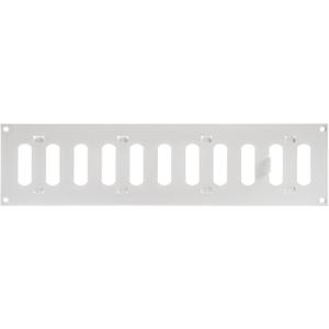 Repa Market 16" x 4" Inch (Outer Dimensions) White Adjustable Air Vent Cover - Galvanized Steel HVAC Air Vent Register - Heating, Cooling Toe Kick Vent Cover - Wall, Ceiling Return, Intake Air Grille