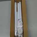 Tension Curtain Rod 30 To 63 Inch White Tension Rods Adjustable Spring Loaded Curtain Rods 7/8" Curtains Rods No Drilling Tension Rods For Windows Bedroom Closet Doorway Door
