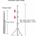 4M(13Ft) Stainless Steel Antenna Tripod Stand, Air Cushioned