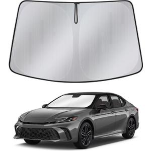 Windshield Sun Shade for Toyota Camry 2025  Upgraded Nano Materials Front Window Shade Cover for Camry 2025 Accessories, Foldable Windshield Sunshade Protector Windshield Sun Shade for Toyota Camry 2025  Upgraded Nano Materials Front Window Shade Cover for Camry 2025 Accessories, Foldable Windshield Sunshade Protector
