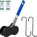 Brake Tools, Brake Caliper Tool, 4 in 1 Universal Disc Brake Caliper Compression Tool, Caliper Piston Compressor Tool with 2 Brake Caliper Hooks, Brake Caliper Press for Car Brake Repair Installation