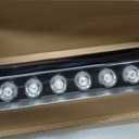 2 Pack Outdoor Wall Washer Lights , 72W 5000K Daylight White Wall Washer Lighting, IP67 Waterproof 4ft 120V Linear Led Wall Light Bar for Outdoor Indoor Building Sign, Hurches, Garden, Courtyards Lighting