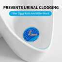 Urinal Screen Deodorizer, 20 Pack, for Toilets in Bathroom Office Stadiums Schools,Ocean Breeze Scent, 30-Day Freshness, with Free Gloves