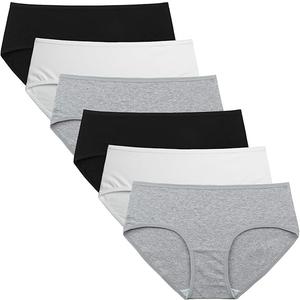 INNERSY Womens Underwear Cotton Hipster Panties 6-Pack, Size: M