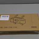 Seeyoo Car Back Seat Organizer with Drink Holders and Storage Durable PU Leather with Hooks and Tissue Box - Keep Your Car Tidy and Organized-brown