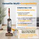 Colorfullife Filters for Shark Navigator Zero-M Self-Cleaning Brushroll Pet Pro Upright Vacuum ZU60 ZU62 ZU62C NV251,NV255, Replacement Parts Parts #1238FT60&1239FT60
