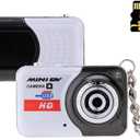 Andoer Digital Camera X6 Portable Camera Keychain, Ultra Mini High Denifition Kids Camera Mini DV with 32 GB Memory Card (Grey)