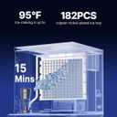 VEVOR Commercial Ice Maker Machine - Head, 400 Lbs/Day Stainless Steel Ice Machine with Scheduled Ice-Making, Self-Cleaning, Adjustable Thickness, Ideal for Restaurant Bar Cafe Hotel - Head Only