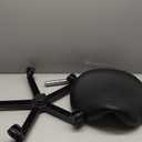 VEVOR Saddle Stool with Wheels, 400 LBS Weight Capacity Ergonomic Rolling Saddle Stool, Height Adjustable Thickened PU Leather Swivel Saddle Stools Chair for Salon, Spa, Tattoo, Clinic, Black