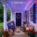 JMEXSUSS Red White and Blue Rope Lights Plug in, Rope Lights for 4th of July Decorations, Patriotic Lights Outdoor Indoor Waterproof for Independence Day