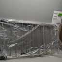 APEXCHASER Clothes Drying Rack with 4 Wings, Stainless Steel Drying Rack Clothing with Height-Adjustable, Foldable Gullwings Laundry Drying Rack, Indoor Outdoor Use, No Assembly, Black