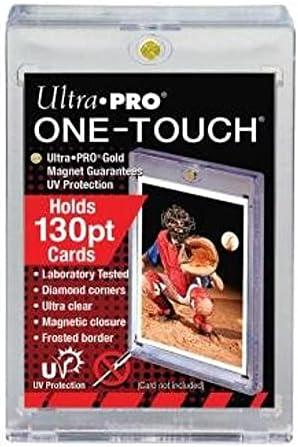 5 Ultra Pro 130pt Magnetic One Touch Card Holders (5 Total) 81721 - Fits Cards Up To 130 Point in Thickness