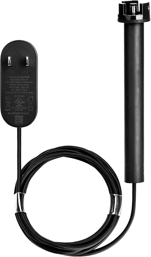 AC Power Adapter 19V 2.37A W18-045N1A for Facebook Portal 10" 2nd Portal Mini 8" (Black)