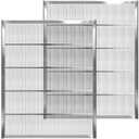 NUOMIC 2 Pack Galvanized Metal Queen Excluder, Langstroth Standard 10 Frame Queen Excluder for Bee Hive Brood and Honey Separate Management