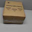 Meybiok Vintage Bathroom Light Fixtures, 3-Light Gold Vanity Light for Bathroom with Clear Flower Glass Shades, Vanity Lighting Fixtures Over Mirror (Exclude Bulb)