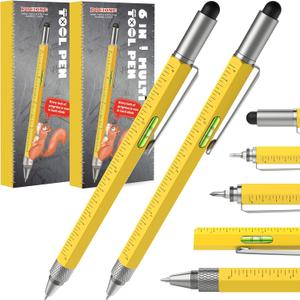 Stocking Stuffers for Him Multitool Pen - Mens Gifts for Christmas Useful White Elephant Gift Ideas for Adults, Unique Birthday Gifts for Men Dads Who Have Everything, Cool Gadgets EDC Tools for Men