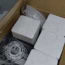 Unicozin Modern Bathroom Light Fixtures, 4 Light Vanity Lights Over Mirror, Black Wall Lamp with Clear Glass for Living Room Cabinet Bedroom Porch