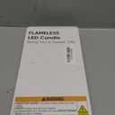 Homemory 12 Pcs Flameless Taper Candles with Remote Timer Dimmer, 11 inches Ivory Taper Candles Battery Operated, Plastic LED Candlesticks with Flickering Flame for Halloween Christmas Church Wedding