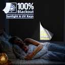 Magnetic Blackout Window Cover with Strong Magnets 45" x 58" Portable Blackout Curtains for Bedroom, No Drill Black Out Blinds & Temporary Black Out Shades for Windows Film RV Travel Skylight-Blacks