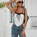 Blooming Jelly Womens Summer Crop Tank Tops Sexy Going Out Outfits 2025 Sleeveless Shirt Y2k Camisole Fashion Clothes (S)