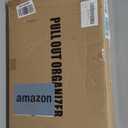 Pull out Cabinet Organizer, 21"Deep, 11.8"Wide Full-Extension Heavy Duty Slide out Drawers with Nano Adhesive, Roll Out Shelves Sliding Cabinet for Kitchen, Bathroom, Pantry,Under Sink Storage(White)