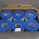 12 Pack Type VI Hot Tub Filter Cartridge Compatible with Lay-Z-Spa, Coleman SaluSpa 90352E 58323 90427E