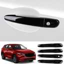 Car Door Handle Cover for Mazda CX-5 2013-2025CX-3 2016-2021CX-9 2016-2023Mazda 3 2010-2018Mazda 6 2009-2021 Auto Exterior Accessories Handle Protectors Covers No 2 Smart Entry Holes