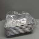 Silver Knight 9x13 Aluminum Pans Disposable Foil Pans (30-Pack), Half Size Deep Steam Table Pans Extra Thick for Baking, Cooking, Roasting, Heating