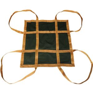 Cargo Lifting Pad Net, Heavy Duty Safety Lifting Cargo Net Lifting Net for Construction Rigging Moving Towing Hoisting Work Gear (39.37 * 39.37inch)