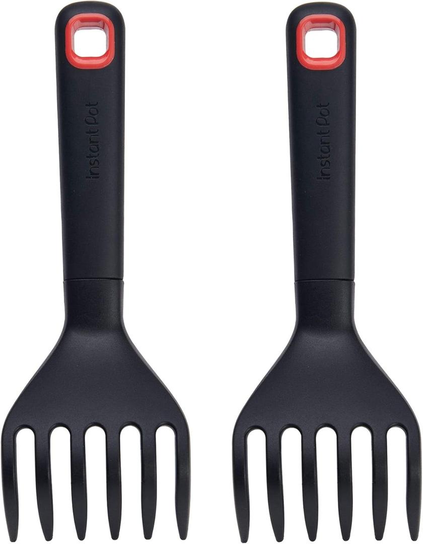 Instant Official Meat Shredder Claws, Set of 2 - Excellent for Shredding Meat, Turning Roasts, and Transferring Shredded Meat - Durable, Heat Resistant, Safe for All Cookware, and Dishwasher Safe