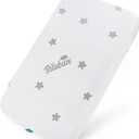 Bassinet Mattress Pad Fit for 33"x 20" Baby Delight, Jimglo, Babybond, Cowiewie, Mika Micky, Koolababy and Angelbliss Baby Bassinet, Waterproof Breathable Soft with Removable Zippered Cover
