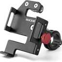 ROCKBROS Bike Phone Holder, Aluminum Bike Phone Mount Holder,Handlebar Mounted Cell Phone Holder Universal Bicycle Phone Mount for 4.7-7.1 Inch Phones