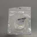 Leewe Round Storage Tray Necklace tray Jewelry Holder Organizer Dessert Plate Fruit DishRing Dish Organizer Holder Home Decor Wedding Gift for Perfume Candle Holiday Party (Silver, Mini)