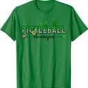 Cute Pickleball Shenanigans Shamrock Clover St. Patricks Day T-Shirt, Size L