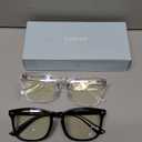livho High Tech Blue Light Glasses - Advanced 99% Blue Light Blocking Computer Glasses - Anti Eyestrain & UV Glare Protection (*B1 Light Black+clear)