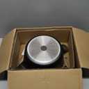 SENSARTE Nonstick Stock Pot with Lid, 2.6/4.5/6.6/8.5 QT Soup Pot Casserole Pot, Healthy Pasta Pot, Large Deep Cooking Pot, Big Sauce Pot Stew Pot, Induction Compatible, PFOA PFOS APEO Free, Black