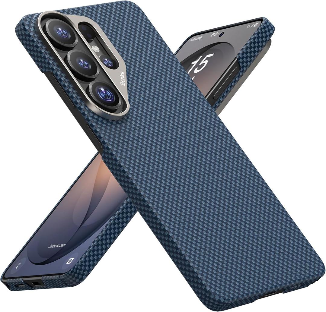 BENKS S26 Ultra Case, ArmorTint Case for Samsung Galaxy S26 Ultra Compatible with MagSafe, Ultra Slim & Lightweight Minimalist Case Built with Dupont Kevlar 1000D Fiber, Aluminum Camera Protection