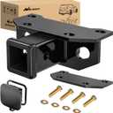 Nilight 2 Inch Rear Trailer Hitch Receiver Kit for 2010 2011 2012 2013 2014 2015 2016 2017 2018 2019 2020 2021 2022 2023 2024 Lexus GX460 with Rubber Stopper and Adjustment Plate