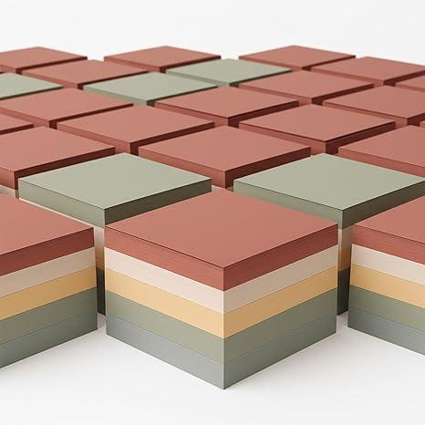 Thenshop 60 Packs Sticky Notes Bulk 3x3 Inches Colorful Self Stick Note Pads Paper Memo for Office School Notebook Supplies, 60 Pads, 50 Sheets/pad(Blue Series Color)