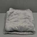 Bare Home Sherpa Fleece Blanket - Throw/Travel Size - Blanket for Bed, Sofa, and Couch - Warm & Lightweight - Fluffy & Soft - Reversible (Throw/Travel, Light Grey)